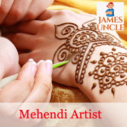 Mehendi artist Hena Seth in Panihati